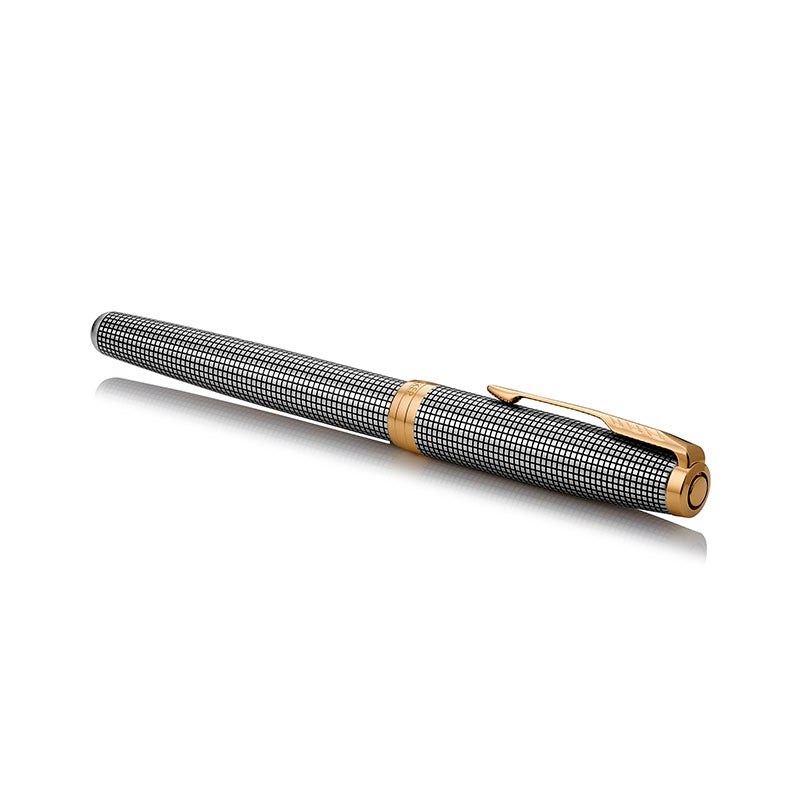 Parker Sonnet Sterling Silver Cisele GT 18K Nib