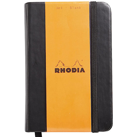 Rhodia Webnotebook A5 Negro, EN BLANCO