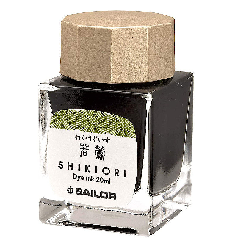 Sailor Shikiori Ink 20ml, Waka-Uguisu