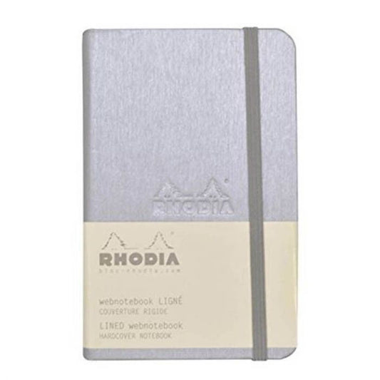 Rhodia Webnotebook A5 Plata, FORRADO