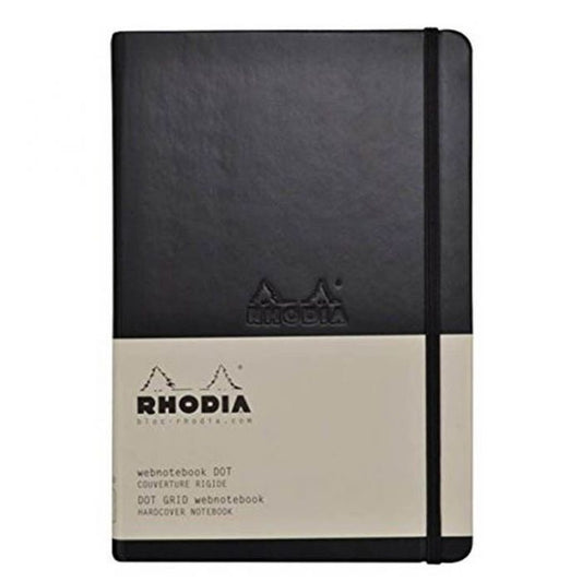 Rhodia Webnotebook A5 Negro, DOT
