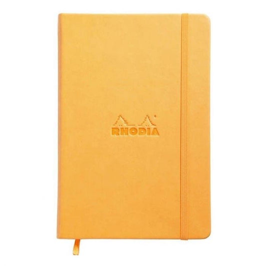 Cuaderno web Rhodia A5 Naranja. BLANCO