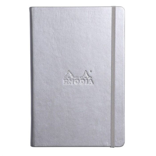 Rhodia Webnotebook A5 Silver, DOT