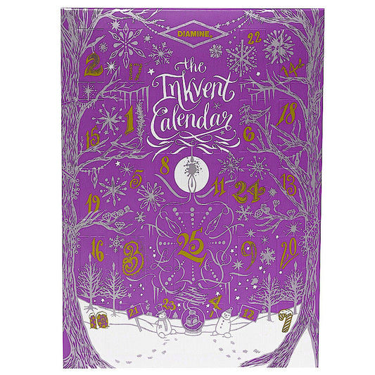 Diamine 2023 Ink-Vent Calendar, Purple Edition