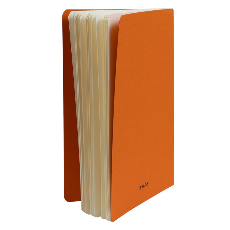 FP PAPER Softcover Notebook Plain A5 Orange