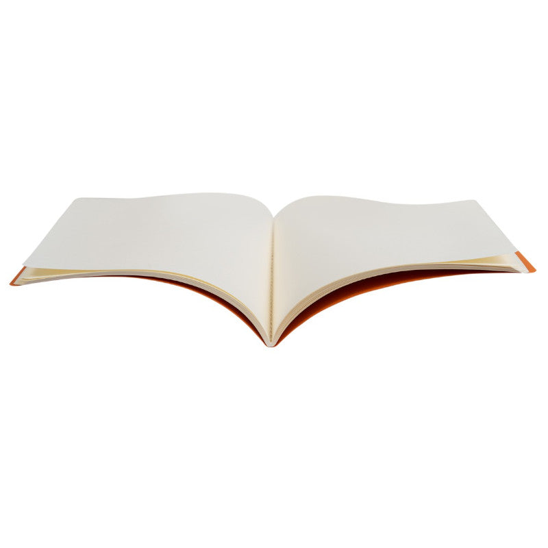 FP PAPER Softcover Notebook Plain A5 Orange
