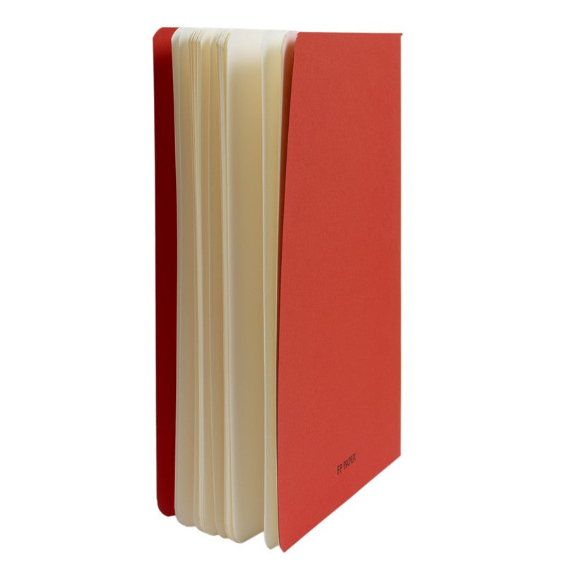 FP PAPER Softcover Notebook Plain A5 Red