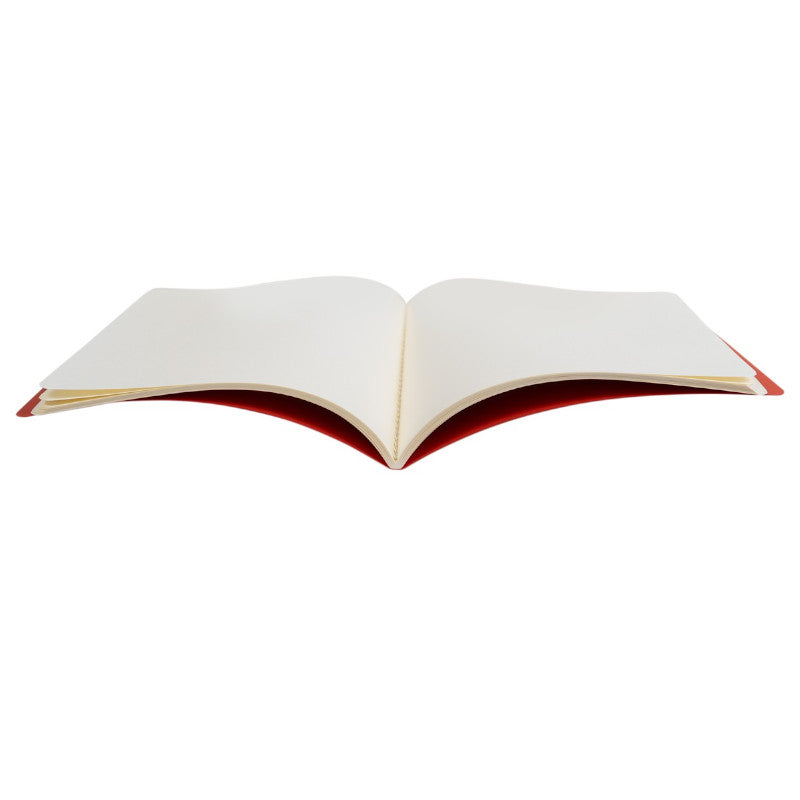 FP PAPER Softcover Notebook Plain A5 Red