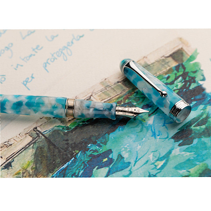 Aurora II Viaggio Segreto In Italia Ortigia 18k Gold Nib. Limited Edition