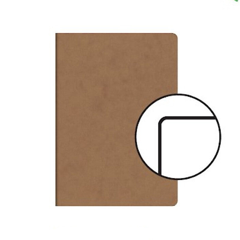 Cuaderno Brunnen Kraft en blanco, A5