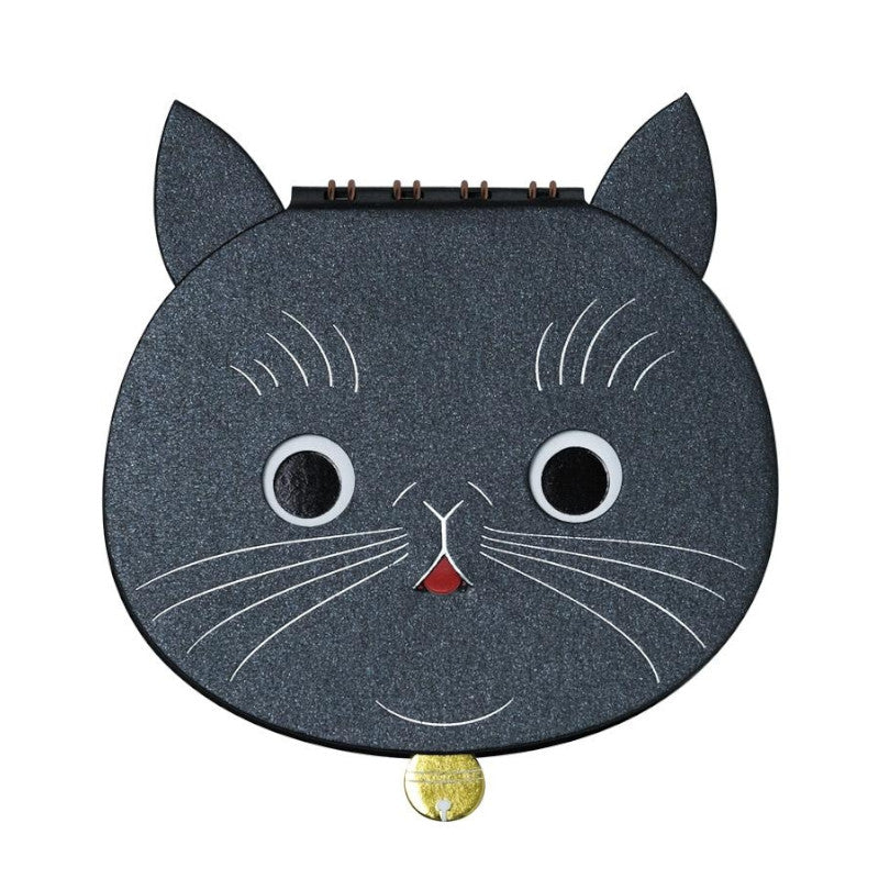 Yamama Karakuri Cat Ring Memo Black