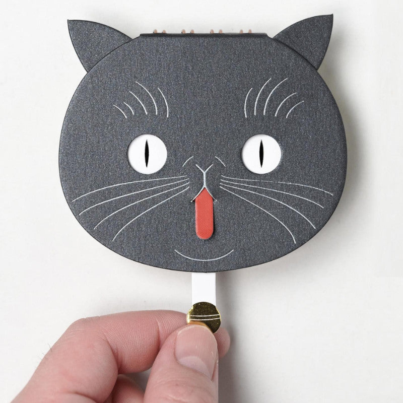 Yamama Karakuri Cat Ring Memo Black