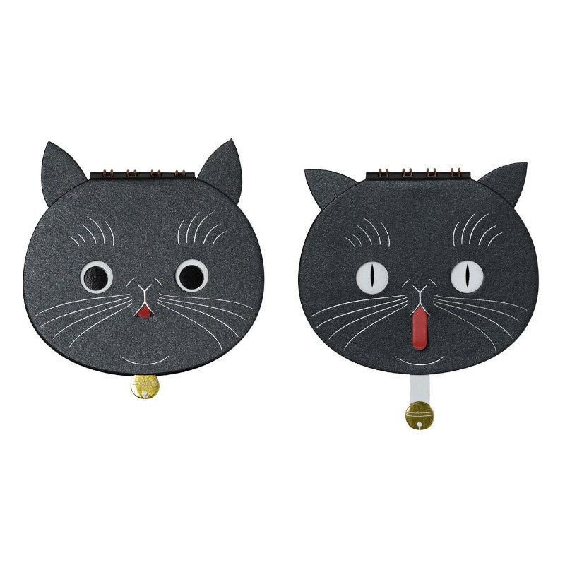 Yamama Karakuri Cat Ring Memo Black