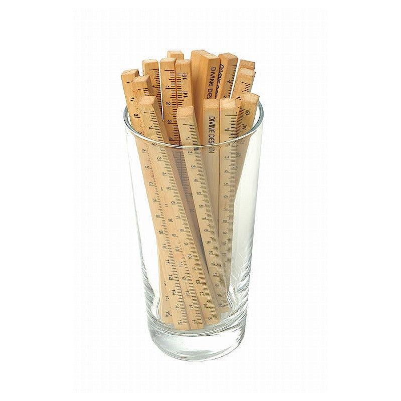 DD Wooden Ruler Square Shape 15 cm