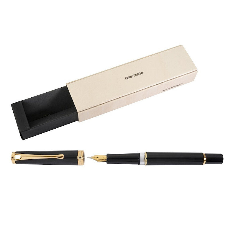 DD BERLIN Black Stripes 1920 GT Fountain Pen