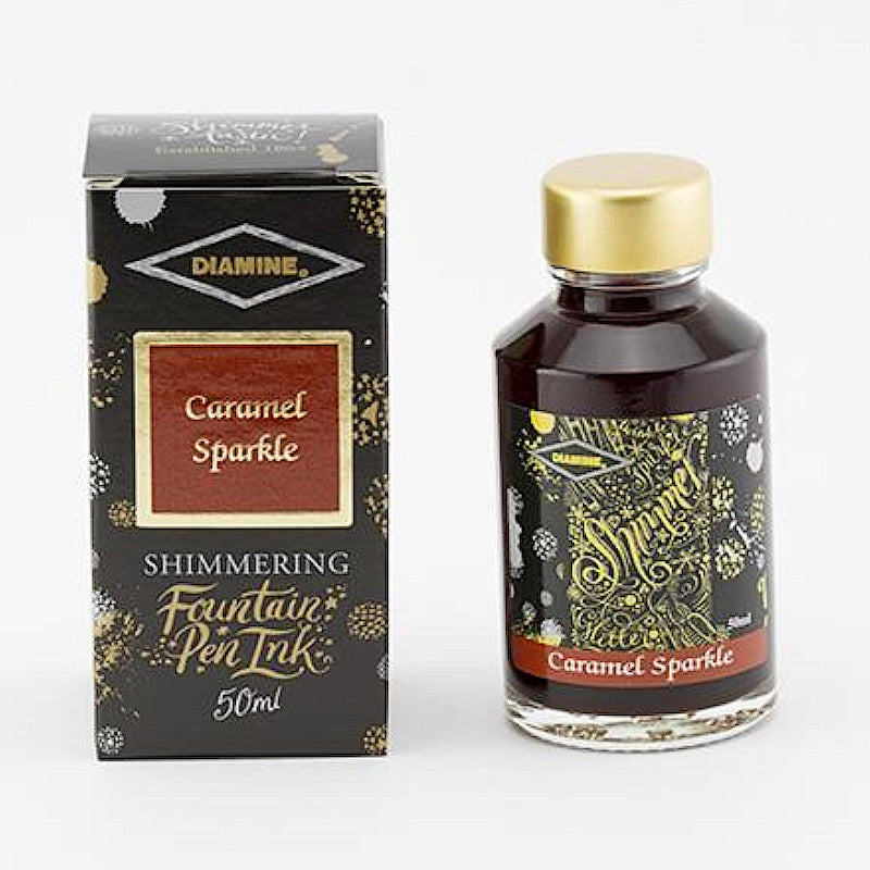 Diamine 50ml Caramel Sparkle Simmner Ink