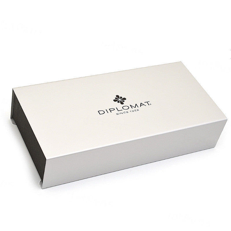 DIPLOMAT EXC. A2 Guilloche Black PVD Nib