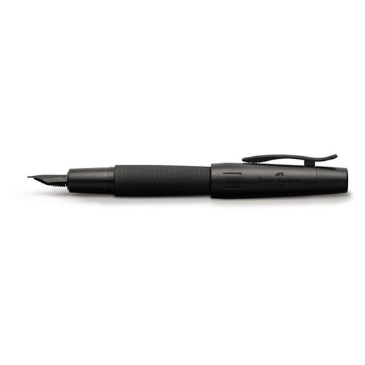 Faber-Castell E-Motion Pure Black, plumín mediano 