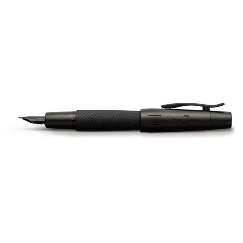 Faber-Castell E-Motion Pure Black, plumín mediano 