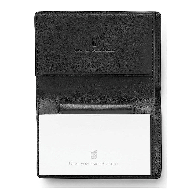 Graf von Faber-Castell Epsom Leather A5 Notepad, Black LAST UNIT