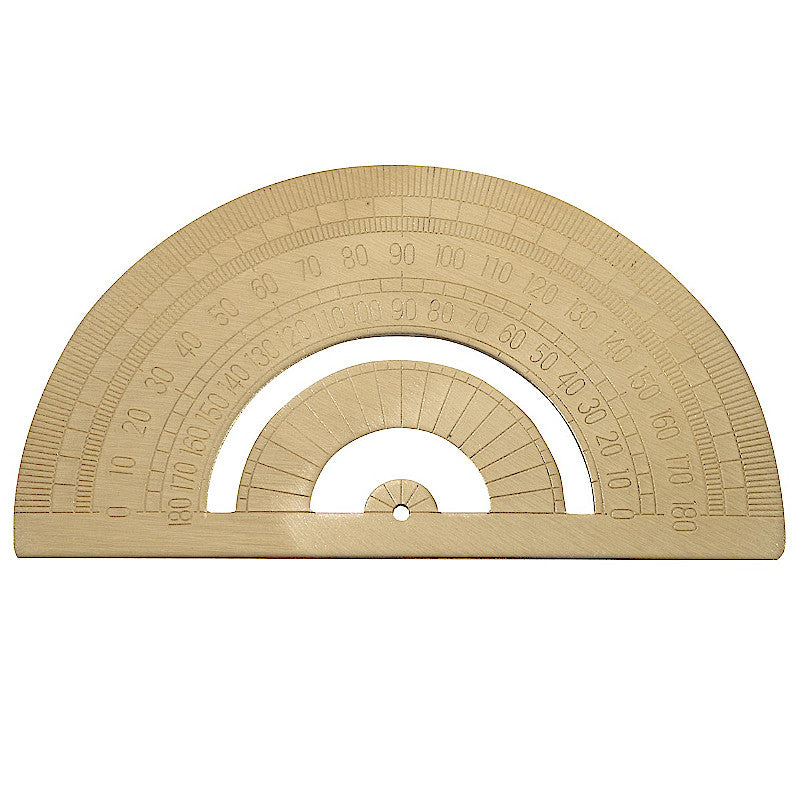 IM Brass Protactor Ruler