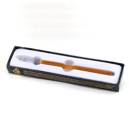 J. Herbin Small Glass Pen, Amber