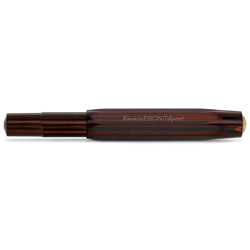 Kaweco Ebonite Brown Fountain Pen + 10 Pack Kaweco Inks