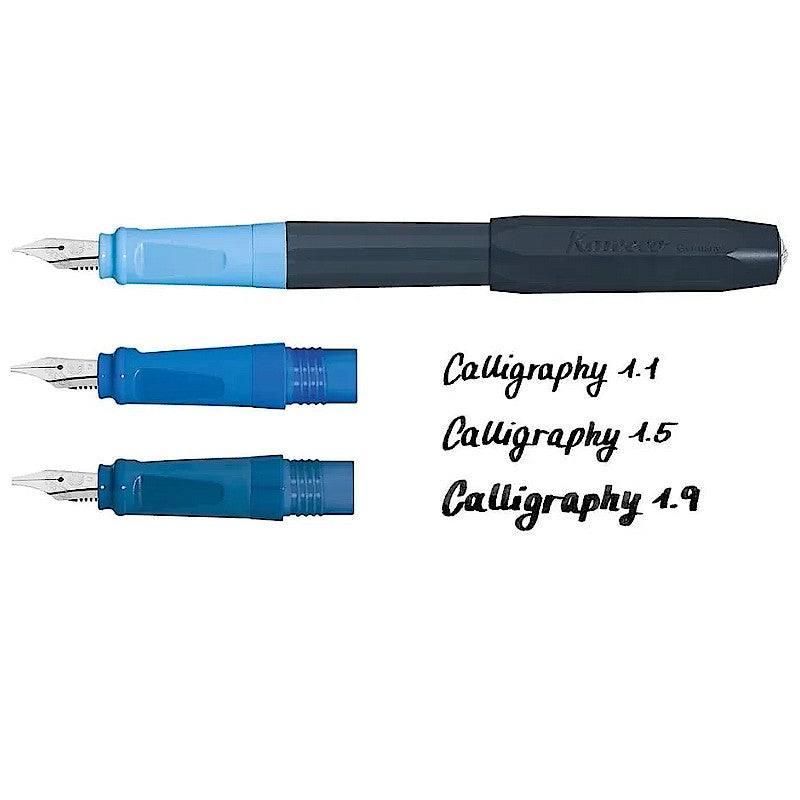Kaweco Perkeo Calligraphy Set Blue