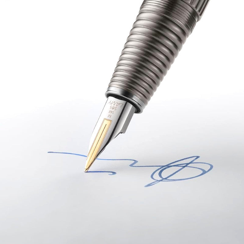 Lamy Imporium Titanium. Gold Nib