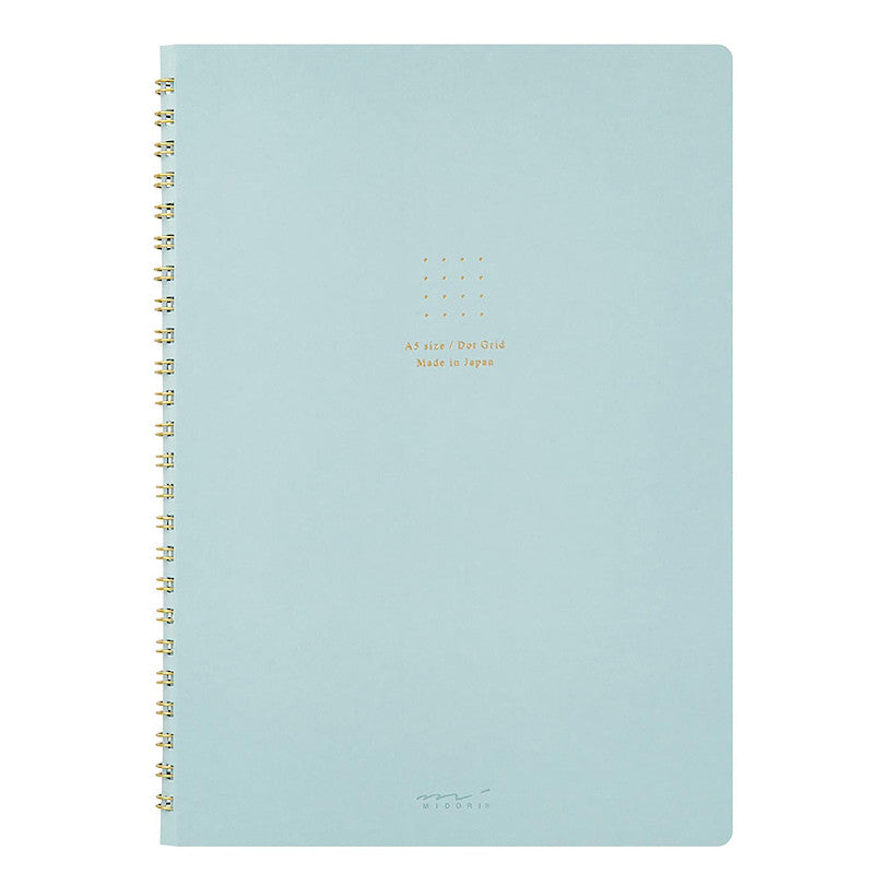 Midori A5 Notebook Ring, Blue