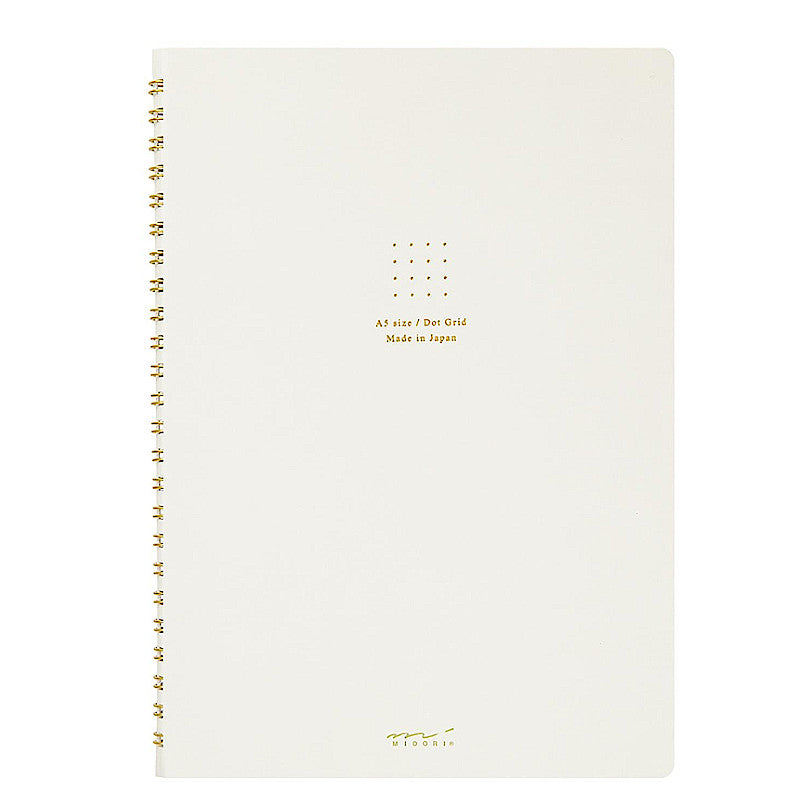 Midori A5 Notebook Ring, White