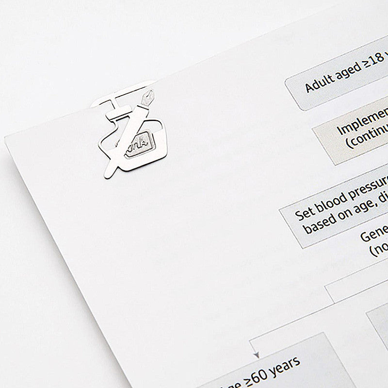 Midori Etching Clips Stationery, 16 pcs.