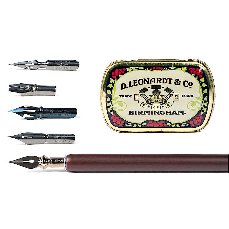 Manuscript Leonardt Copperplate and Shadow Dip Pen and Nibs Set