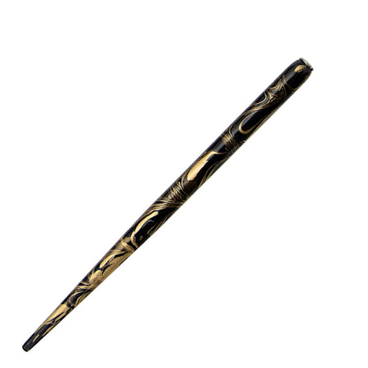 Manuscript Dip Pen Holder Marbling Black and Gold