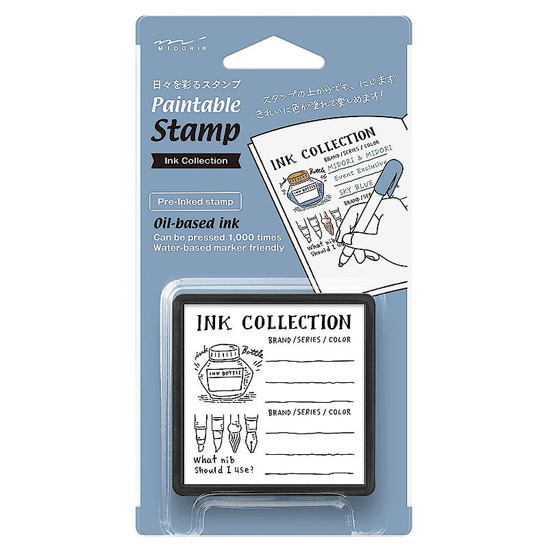Midori Paintable Stamp. Ink Collection Pattern LE