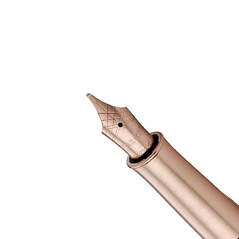 Parker Sonnet 15 Metal Rose Gold Front Section 18K Rose Gold Nib