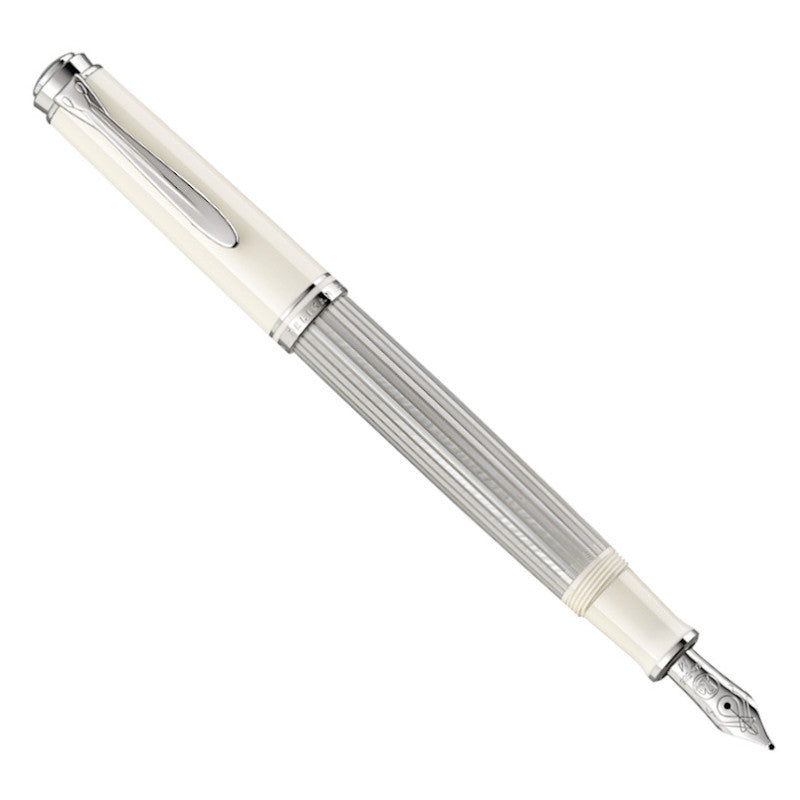 Pelikan Souverän M405 Silber-Weiß