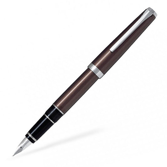 Pilot Falcon marrón rodio, punta blanda de 14 k