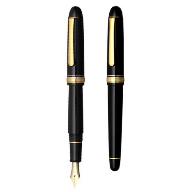 Platinum 3776 Century Negro/Oro, Punta F