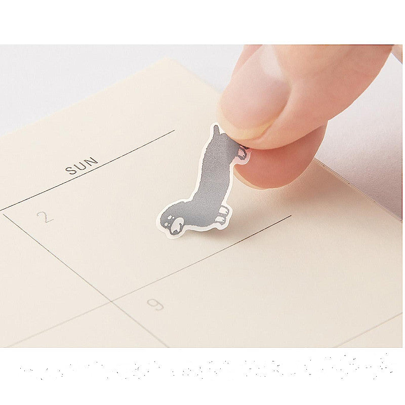 Midori Sticker Collection Chat Dog, 1 Sheet