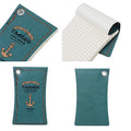Tagged Waterproof Grid Notepad Anchor, Large