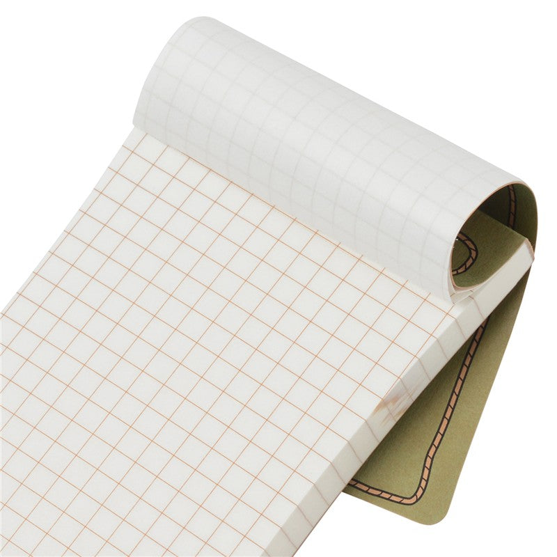 Tagged Waterproof Grid Notepad Rudder, Large