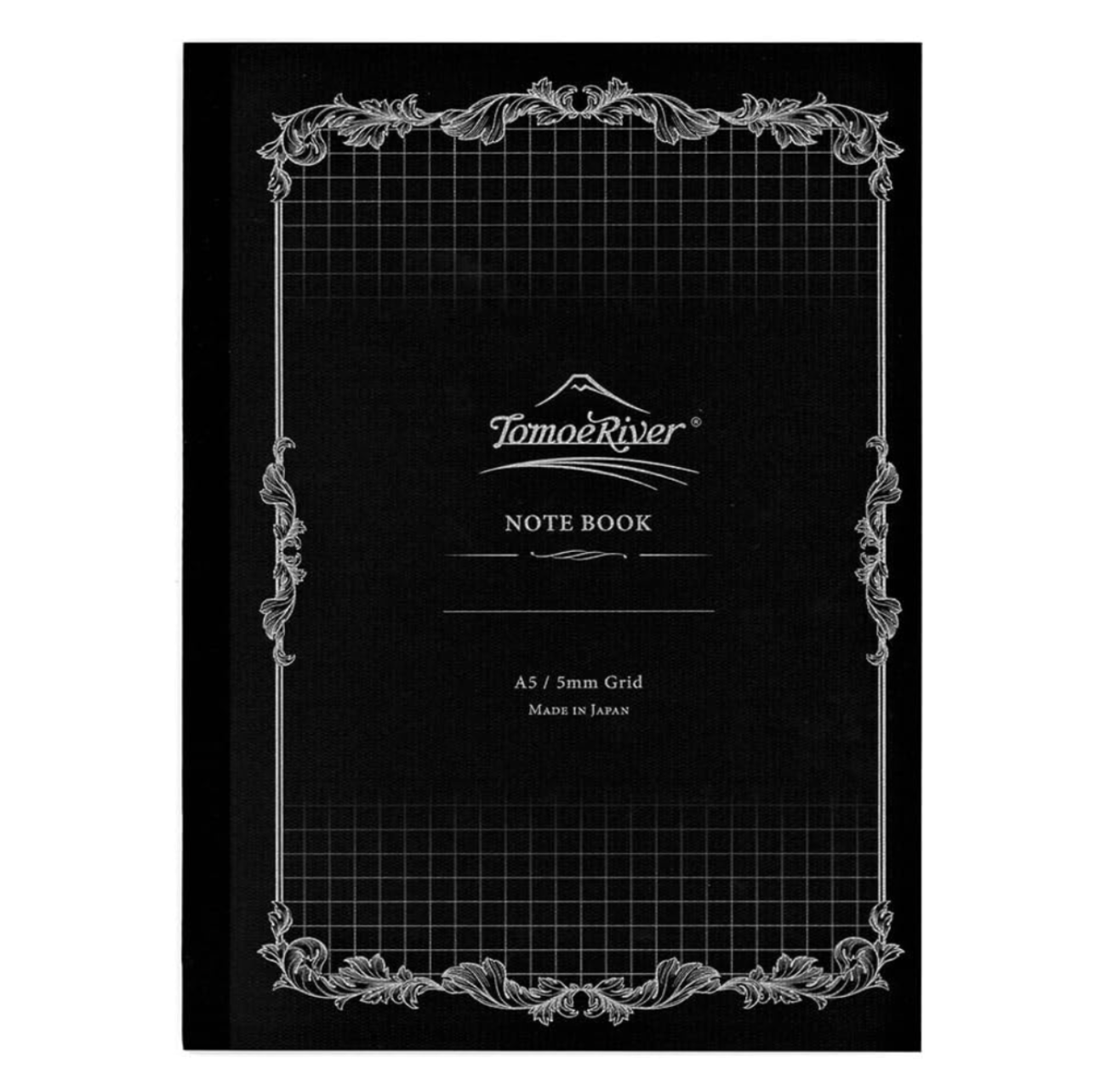 TOMOERIVER Notebook A5 Softcover 5mm Grid White