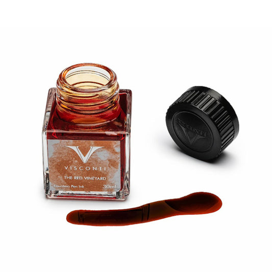 New!! Visconti Ink Bottle 30ml, Red Vineyards