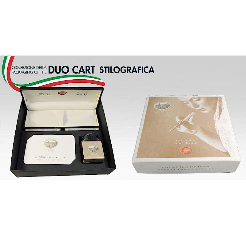 Aurora DUO-CART Burgundy Gold Trim