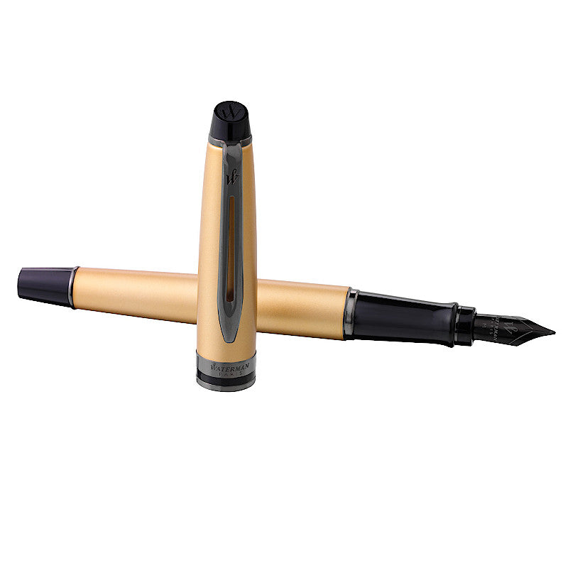 Waterman Expert Metallic Gold RT, F-Spitze – limitierte Auflage