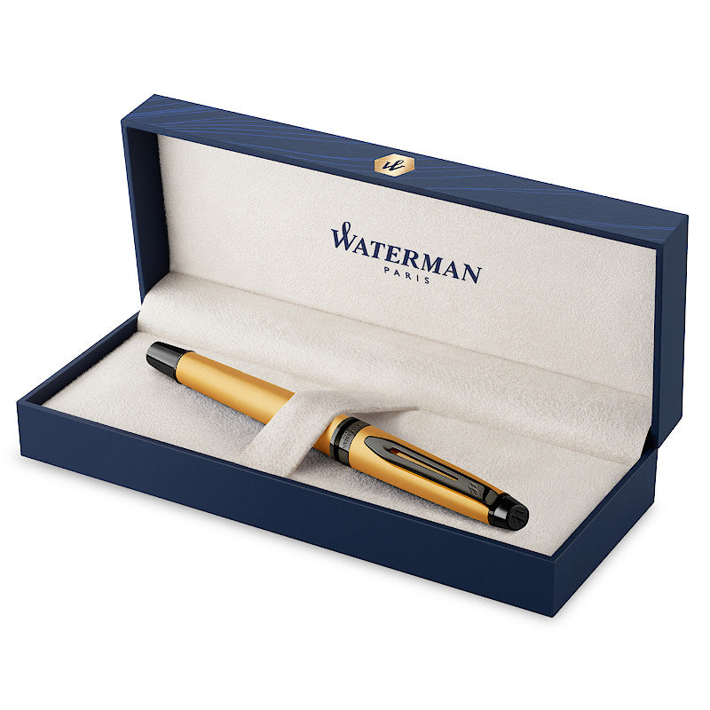 Waterman Expert Metallic Gold RT, punta F - Edición limitada