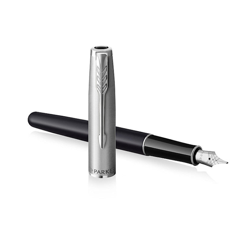 Parker Sonnet Essential Metal And Black Lacquer CT Limited Edition