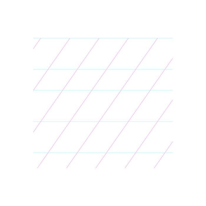 Archie's Calligraphy 9/6/9 Copperplate, Spencerian – A4 Paper Pad (Portrait)