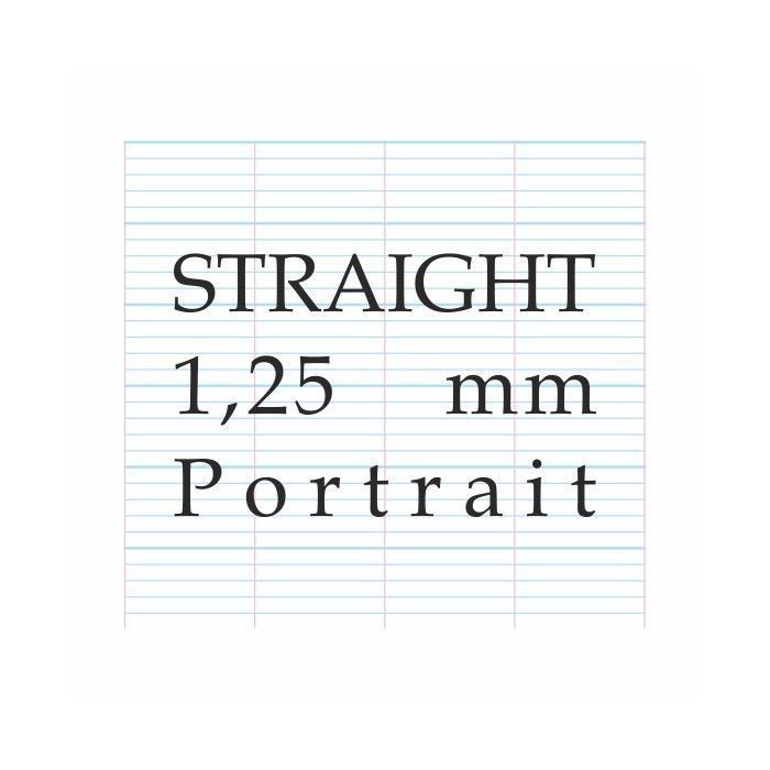 1,25 mm Straight – A4 Paper Pad (Portrait)